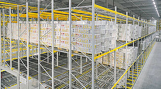 Pallet flow racking Ohra 05