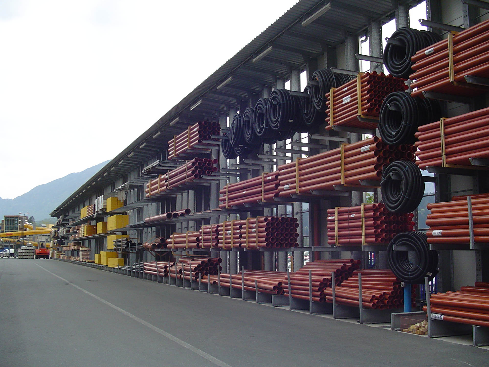 Racks with roof Outdoor storage OHRA